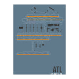 Atlanta Airport Layout (Print Only) thumbnail