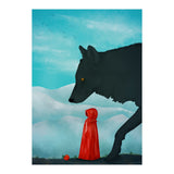 Red And Wolf (Print Only) thumbnail