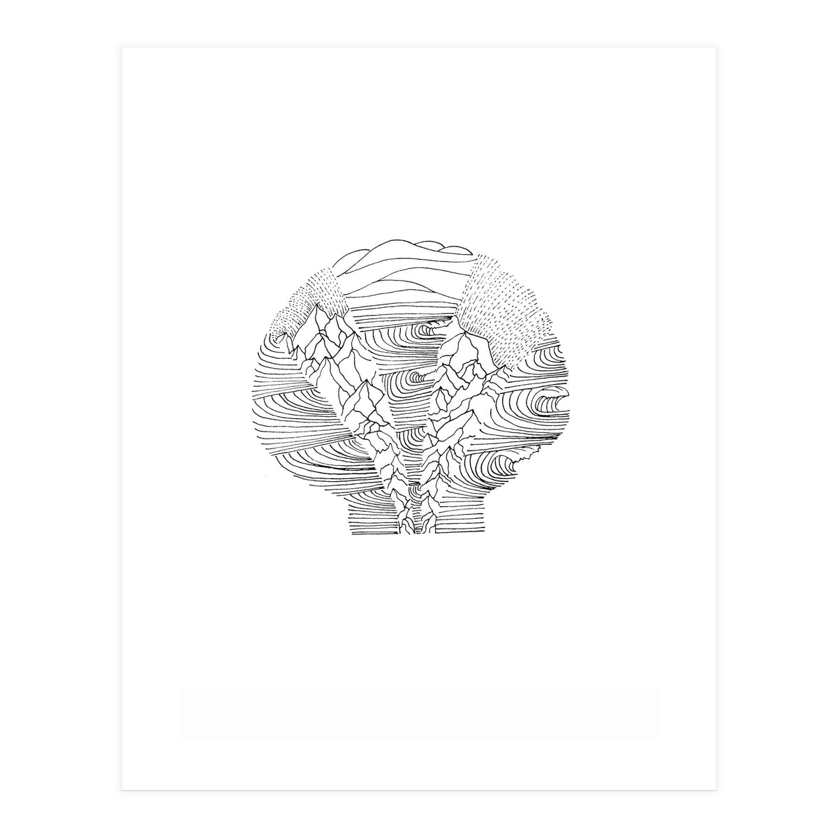 Salt&surf Scallop Waves (Print Only)
