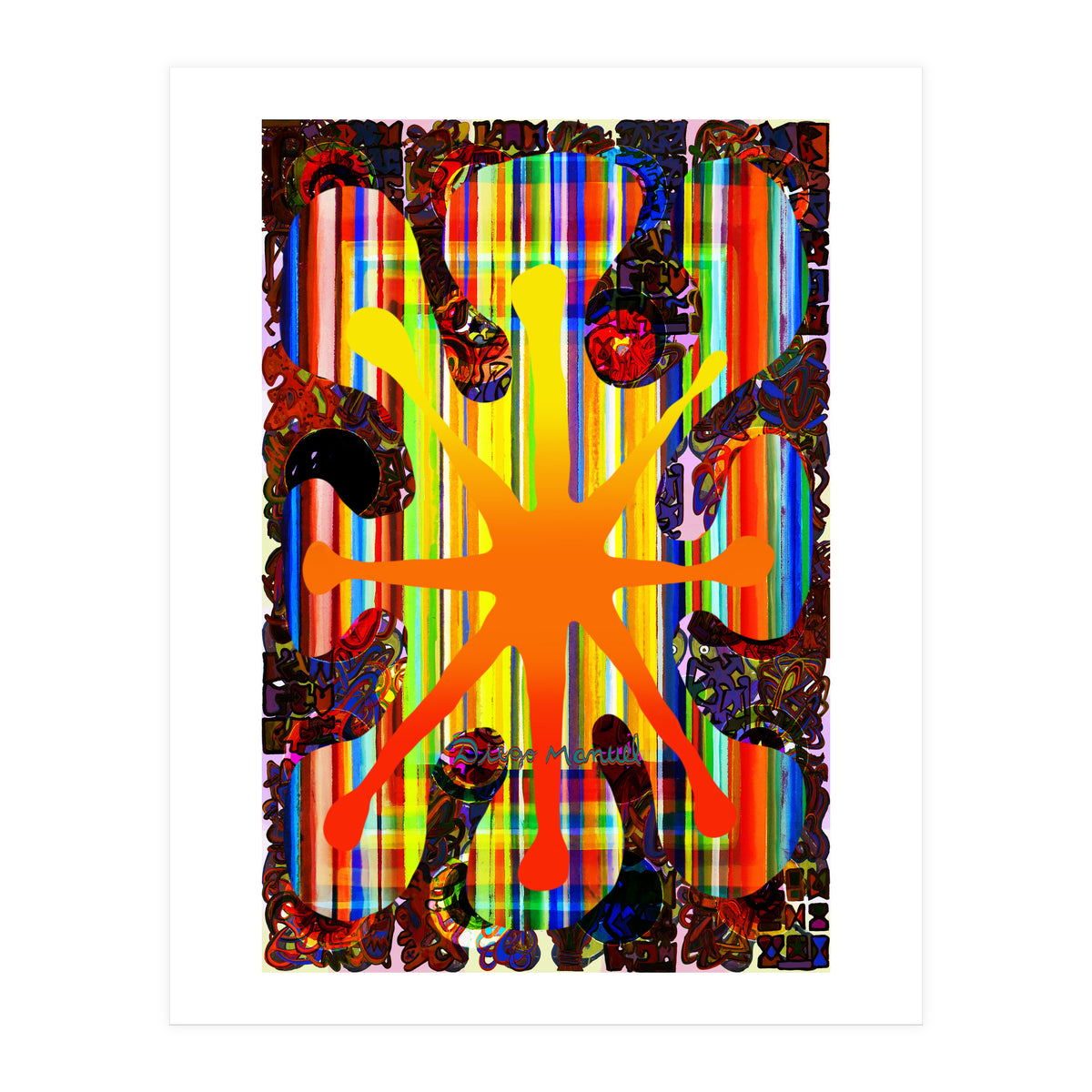 Fuego Y Graffiti 71 (Print Only)