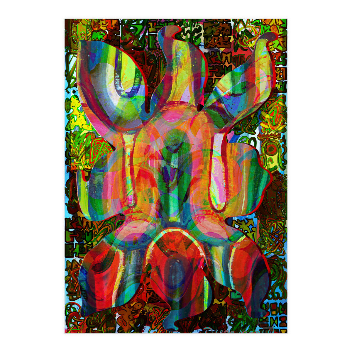 Pop Abstract 2023 Tapiz 105 (Print Only)