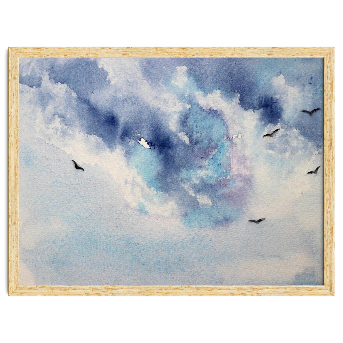 Dramatic sky || watercolor