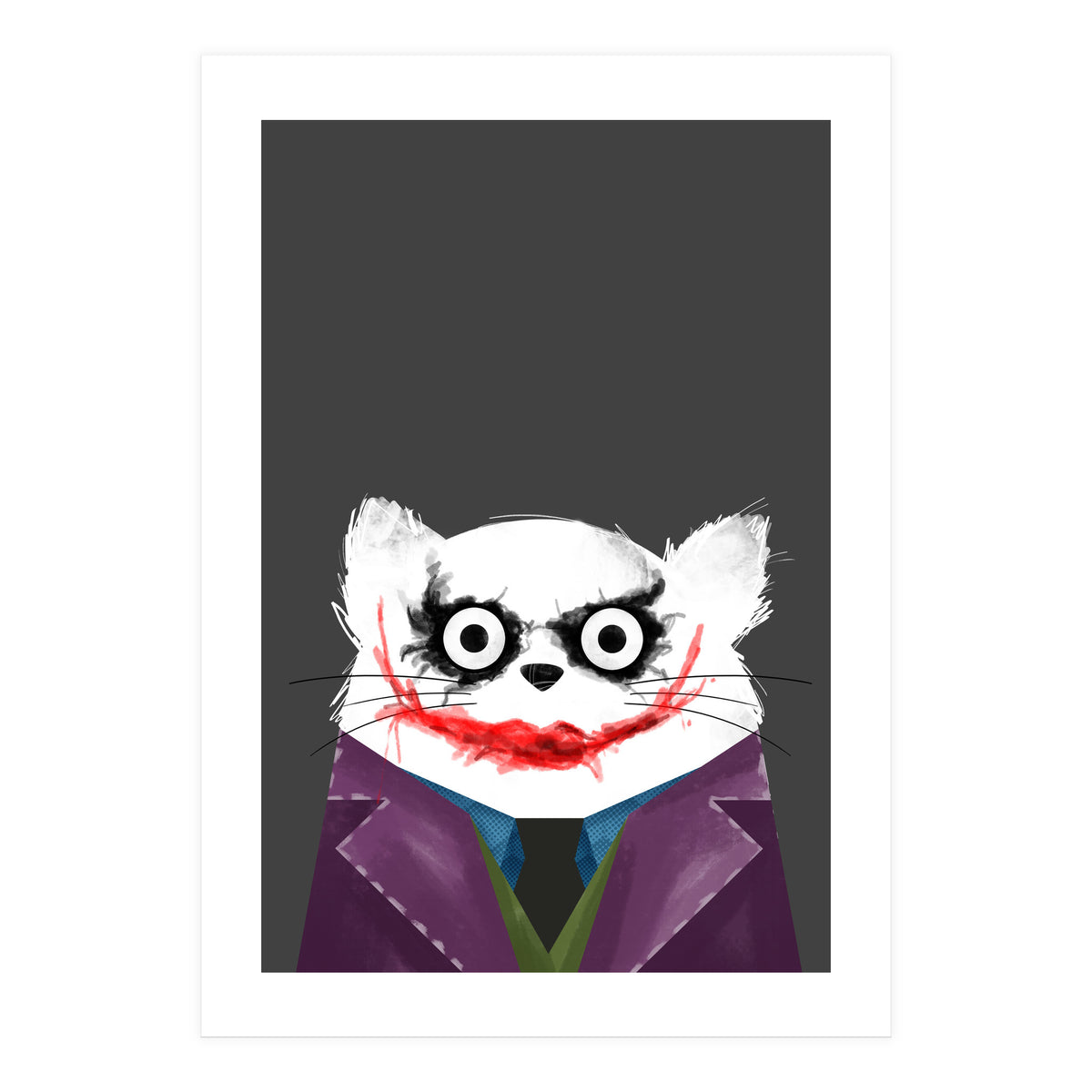 Doozal Cat Joker (Print Only)