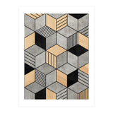 Concrete and Wood Cubes 2 (Print Only) thumbnail