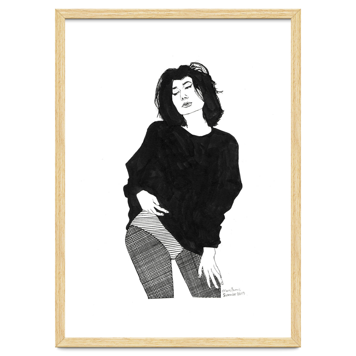 Untitled #44 - Woman in black