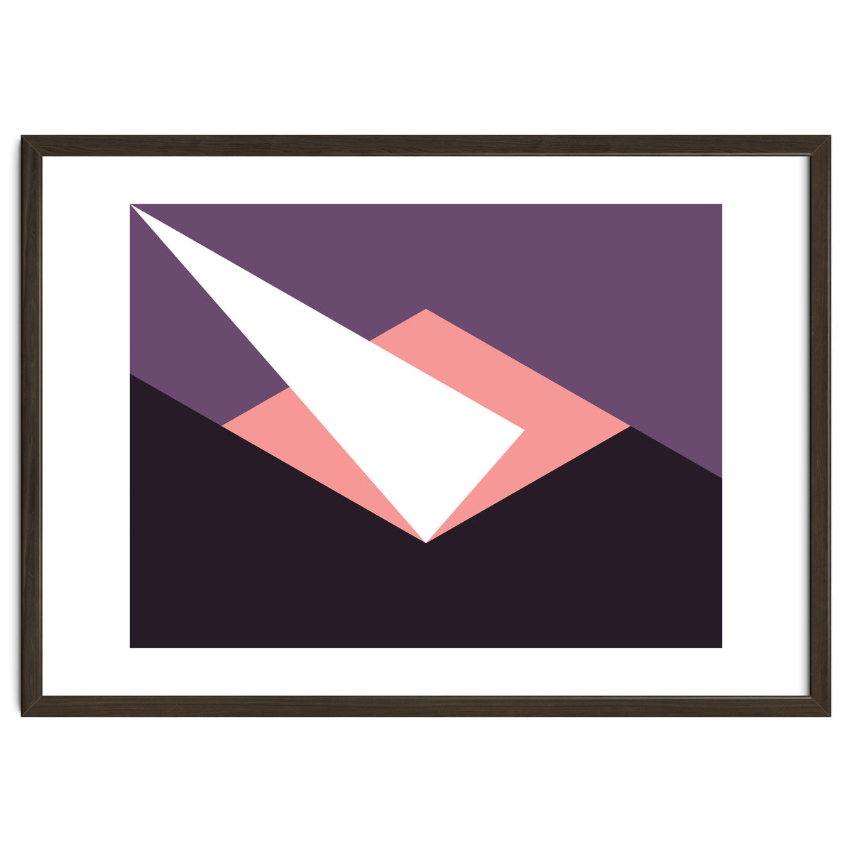 Geometric Shapes No. 59 - pink & purple