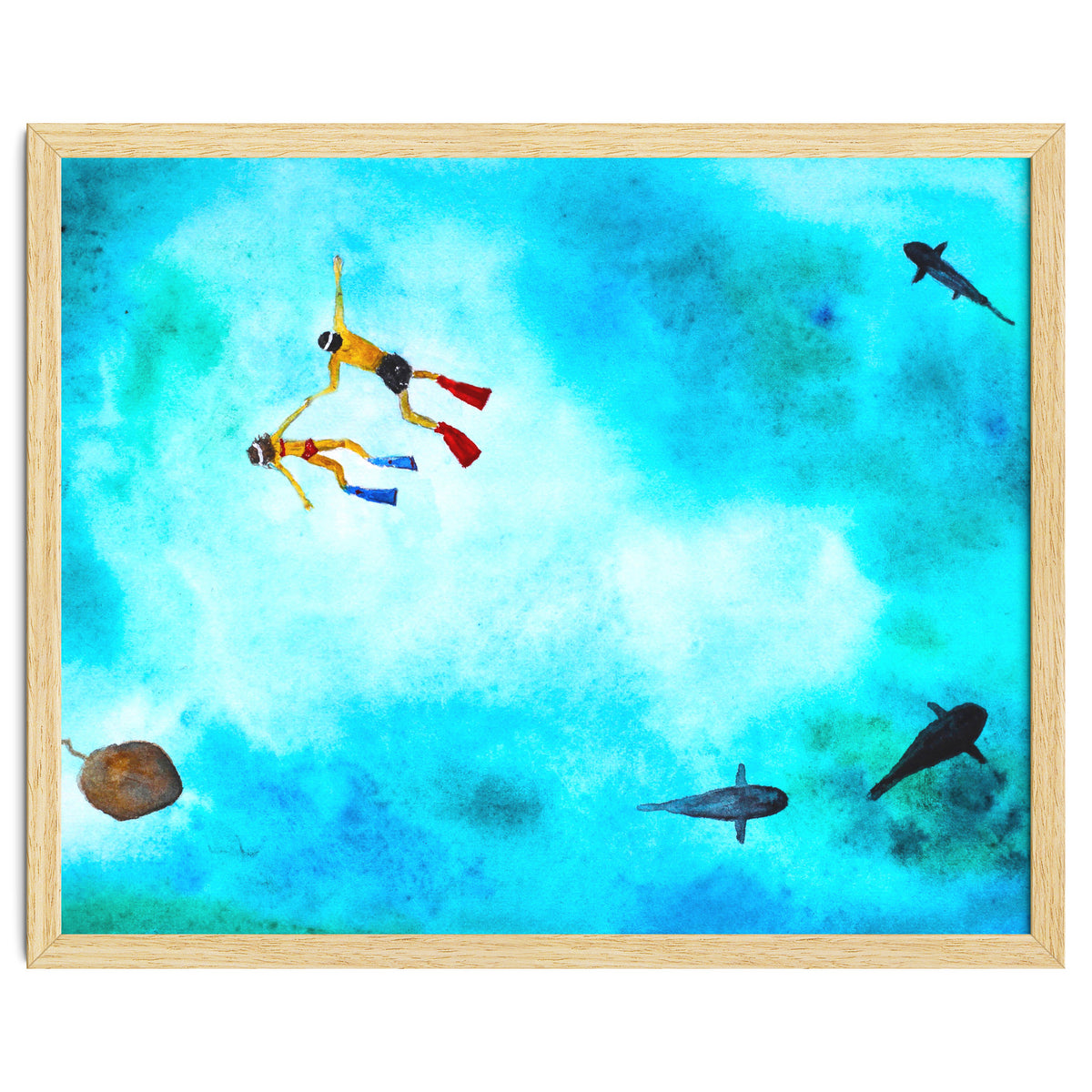 One summer day || watercolor