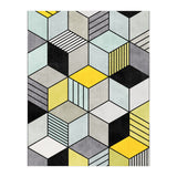 Colorful Concrete Cubes 2 - Yellow, Blue, Grey (Print Only) thumbnail