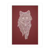 Lace Wolf (Print Only) thumbnail