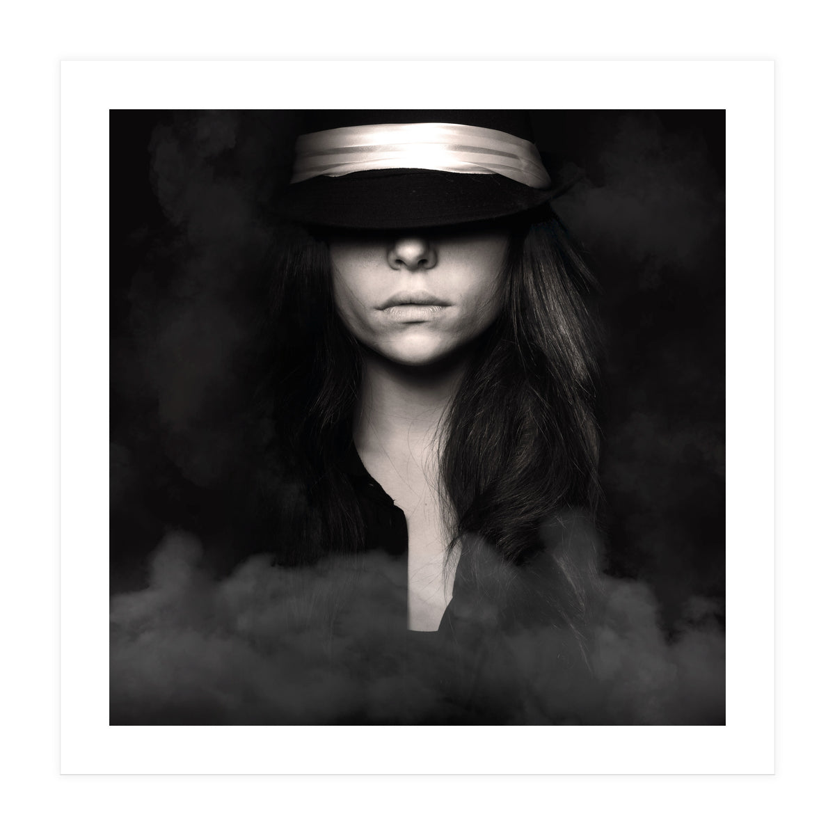 woman in black and white (Print Only)