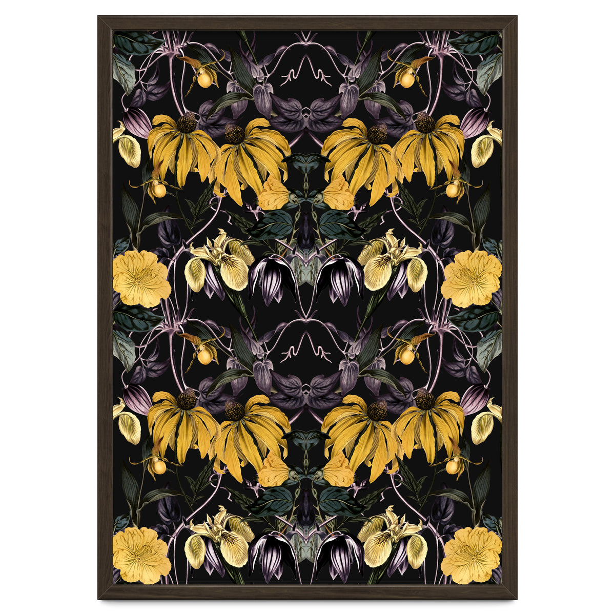 Nocturnal botanical garden kaleidoscope