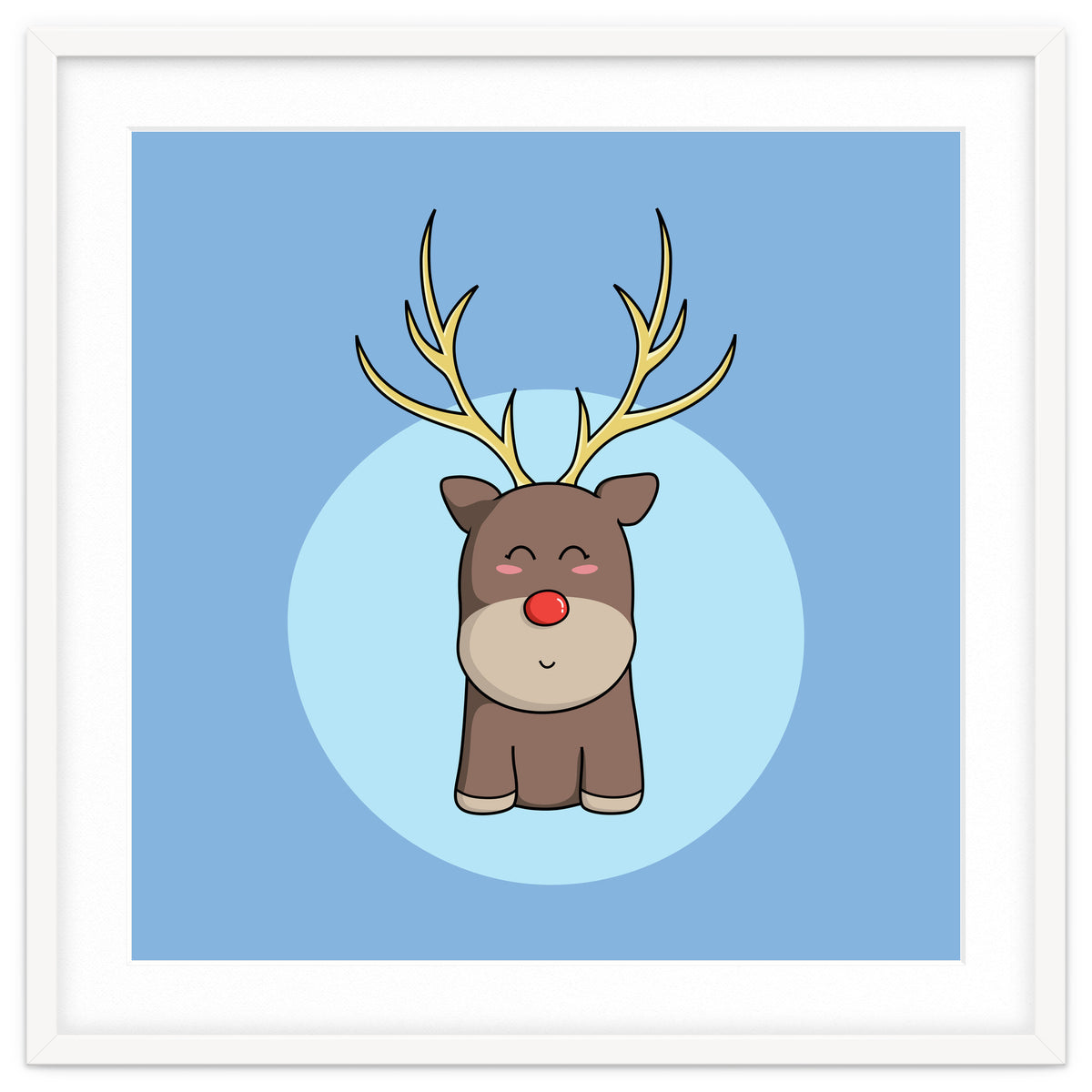 Kawaii Cute Christmas Reindeer
