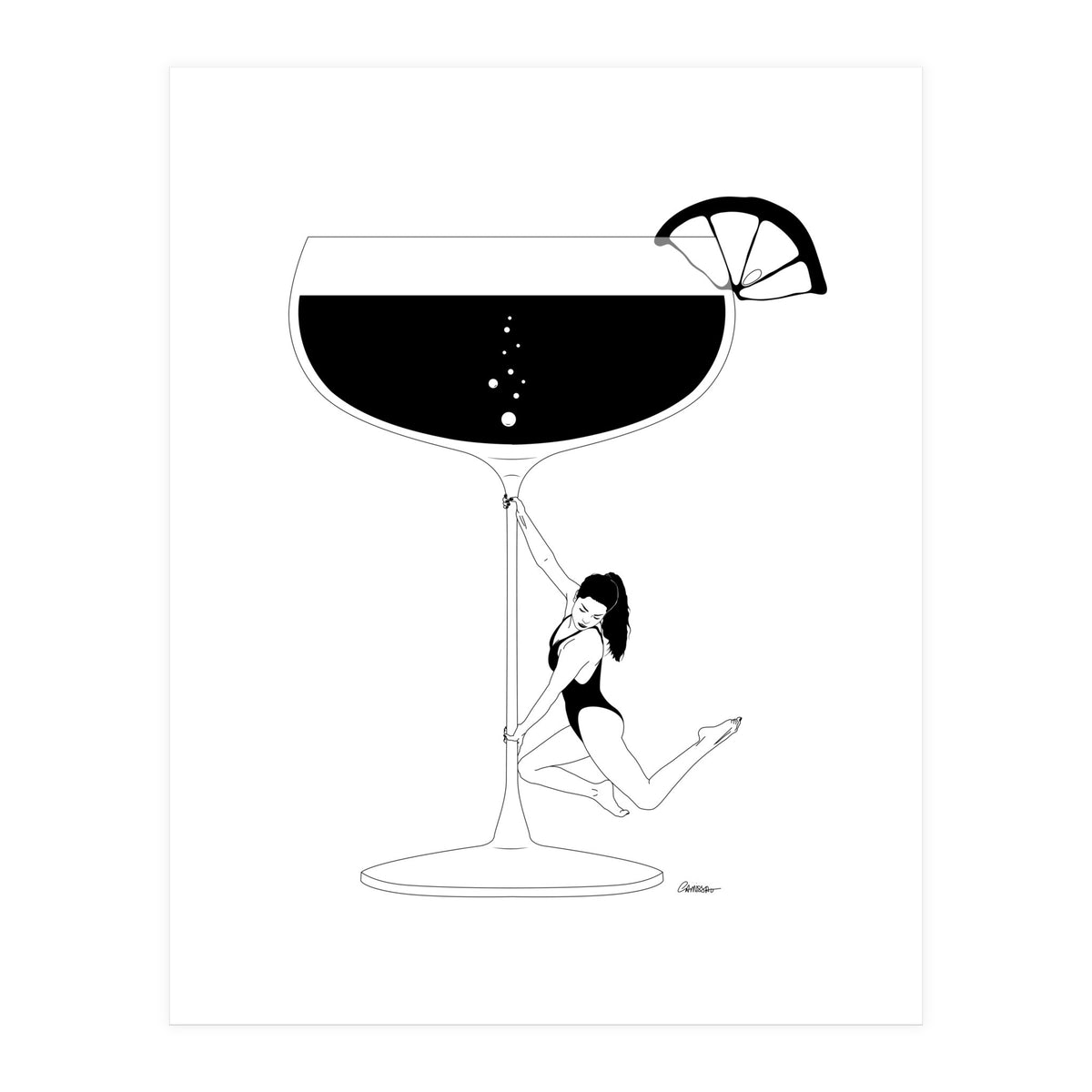 Cocktail Dance (Print Only)