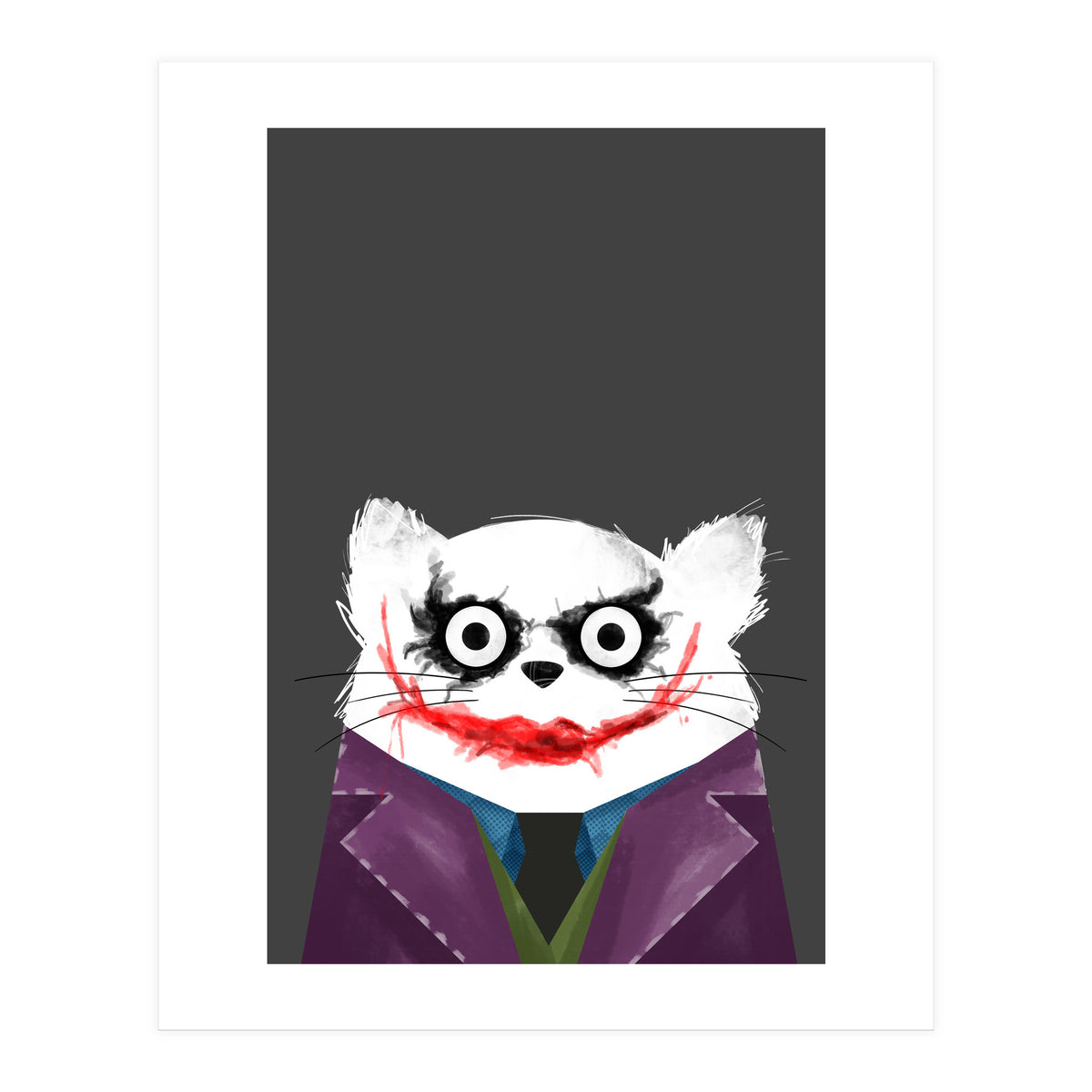 Doozal Cat Joker (Print Only)