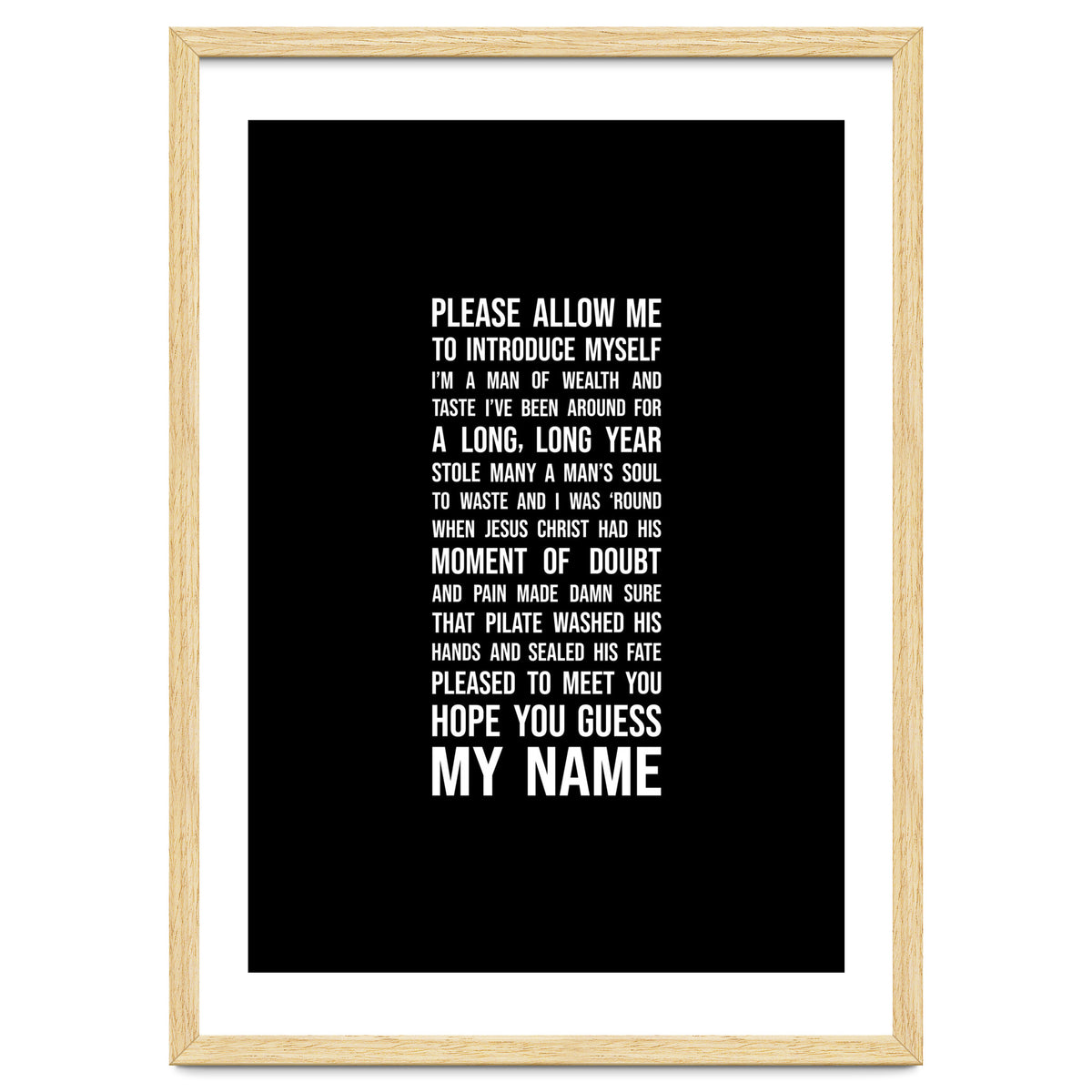 Sympathy For The Devil