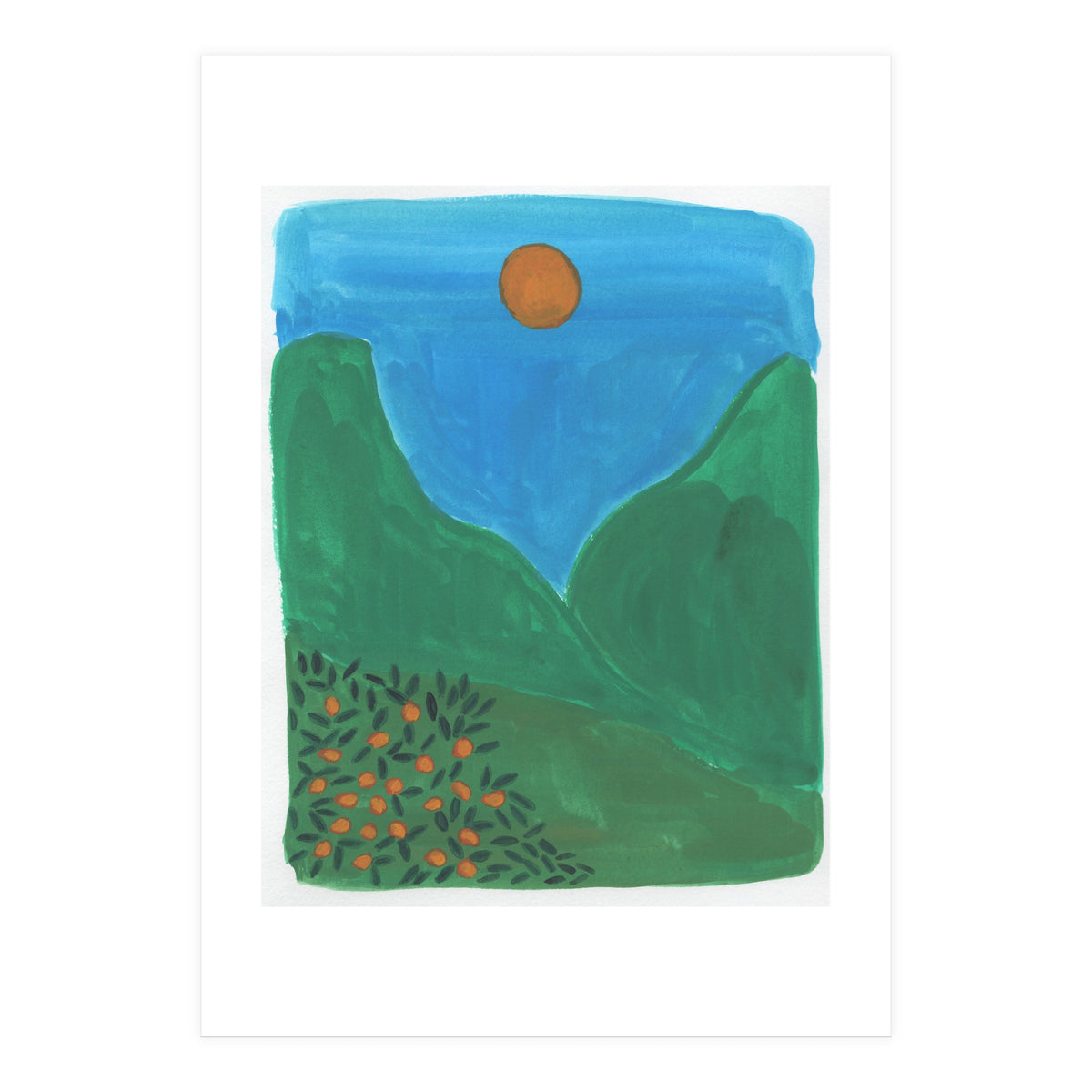 Oranges Field (Print Only)