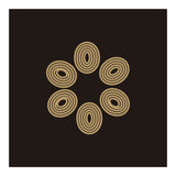Golden floral lines | abstract minimal (Print Only) thumbnail