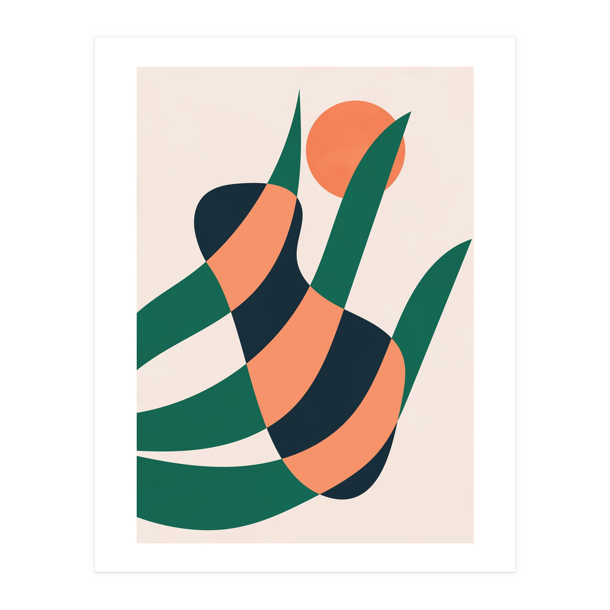 Botanical Plant Geometric Art (Print Only)