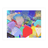 Modern Life, Abstract Contemporary Graphic Design, Eclectic Colorful Shapes (Print Only) thumbnail