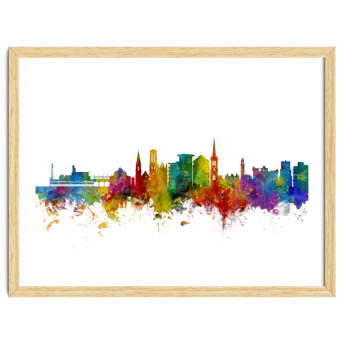 Bournemouth England Skyline