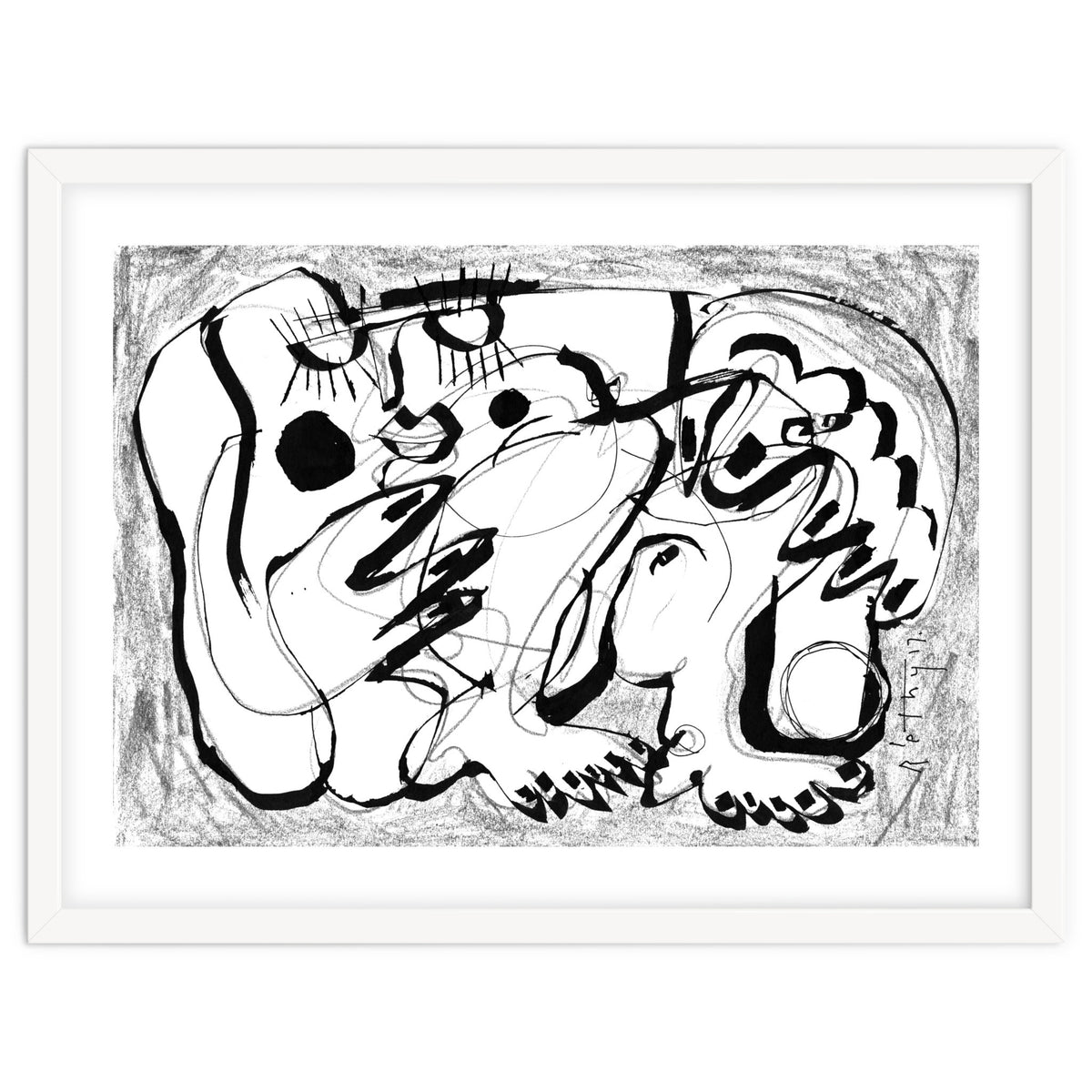 Female Nude no. 02 - b&w