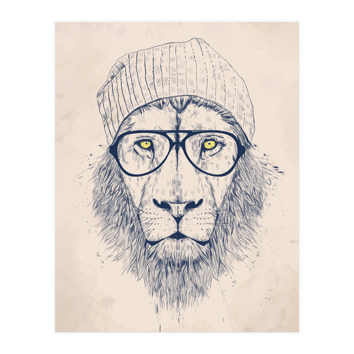 Cool Lion (Print Only)