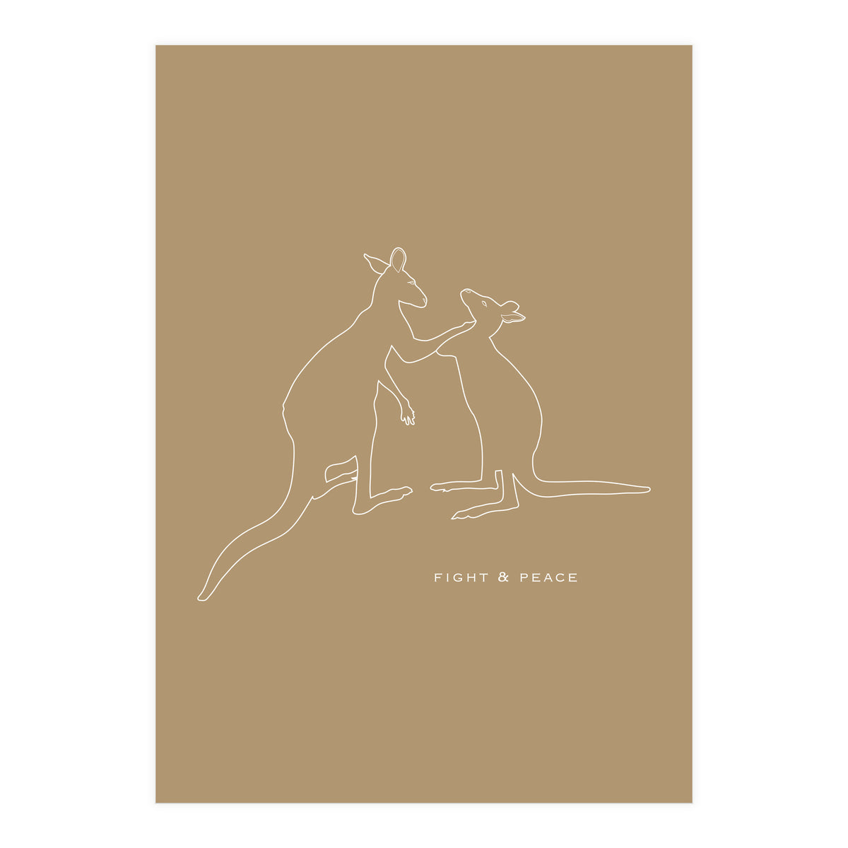 FIGHT &PEACE  (Print Only)