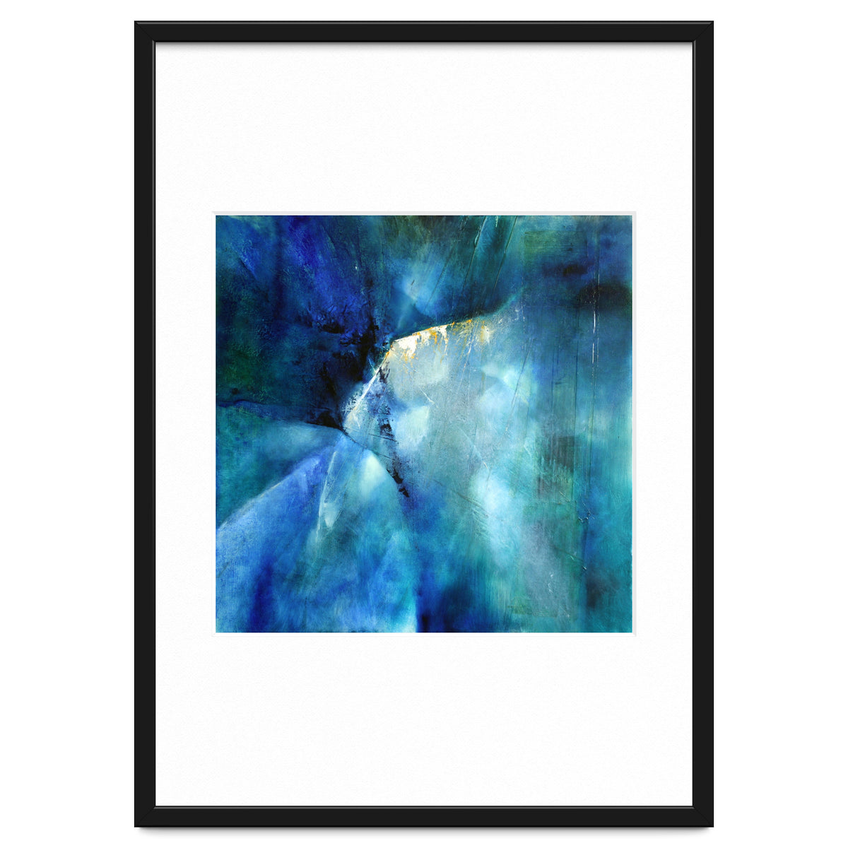 Komposition In Blau - blue composition