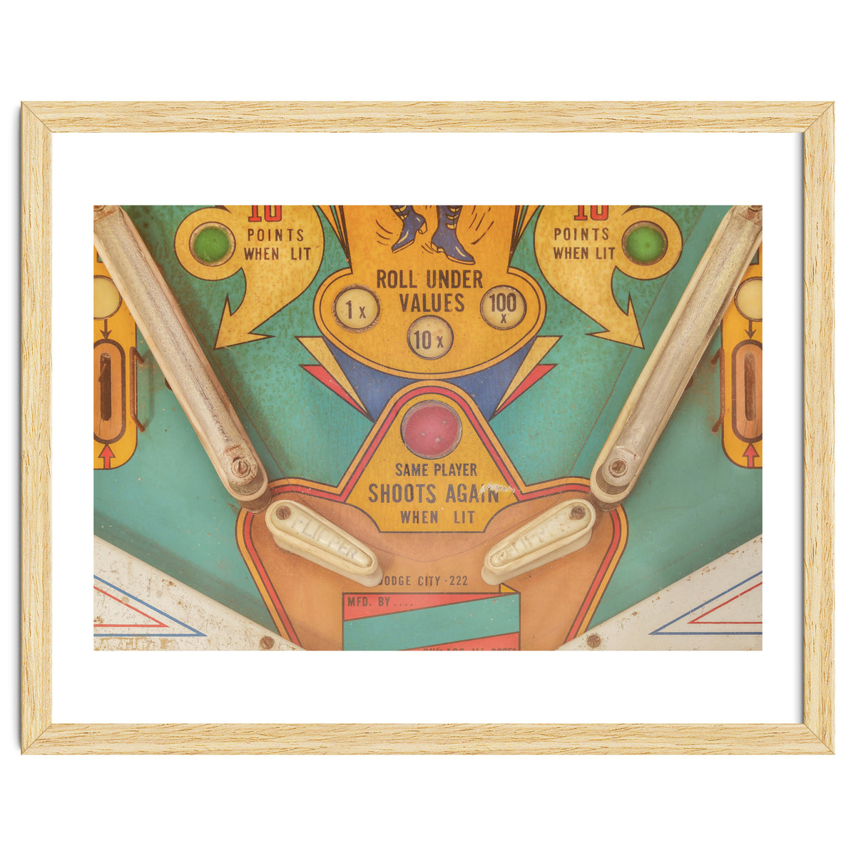 The vintage Pinball Machine