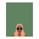 Lady with pink hair (Print Only) thumbnail