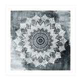 Bohochic Mandala In Gray (Print Only) thumbnail
