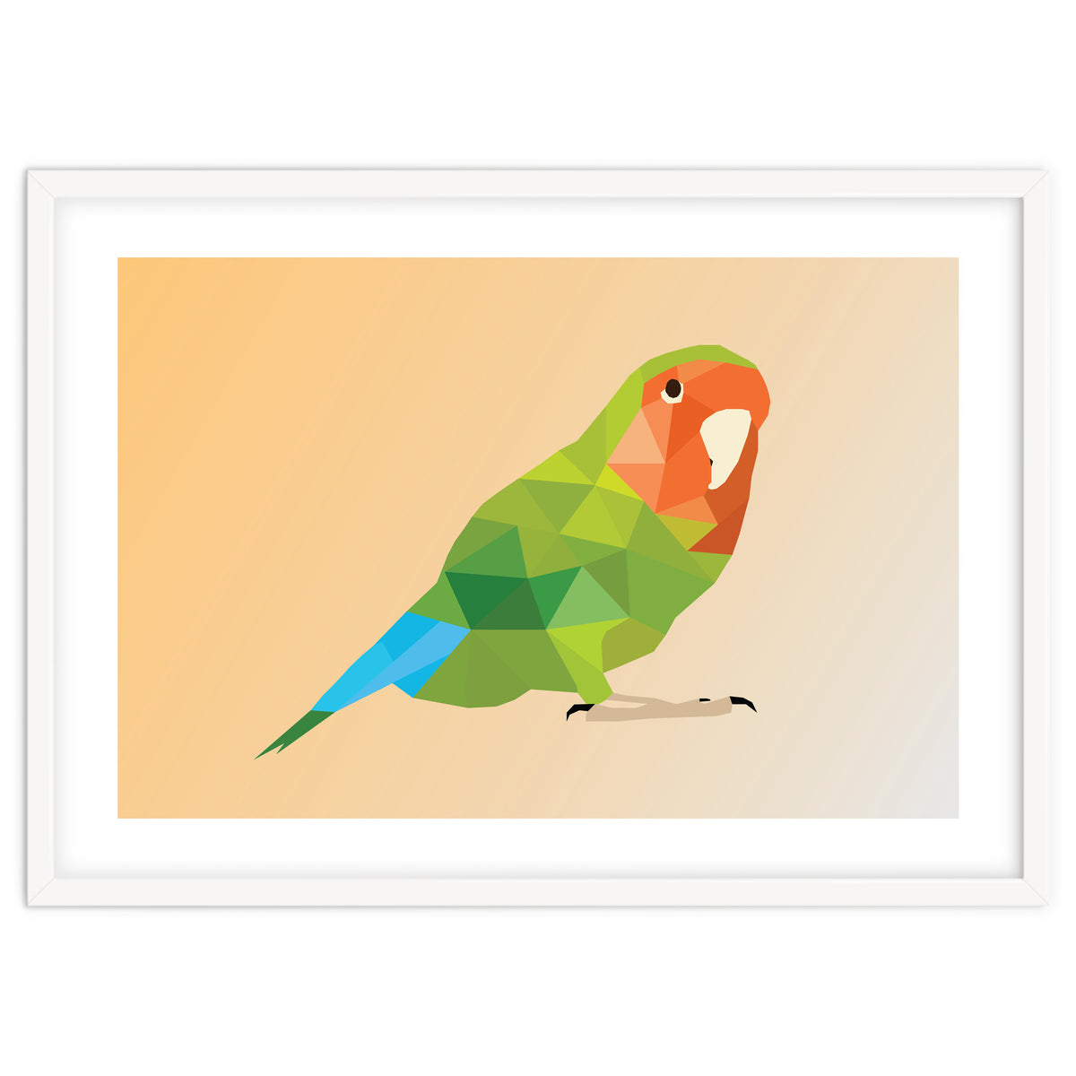Parrot Low Poly Art