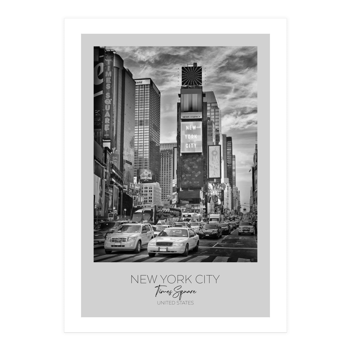In focus: NEW YORK CITY Times Square (Print Only)