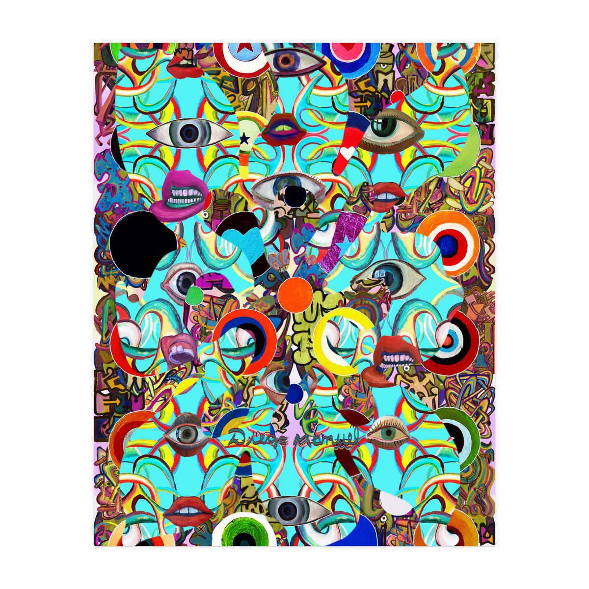 Fuego Y Graffiti 77 (Print Only)