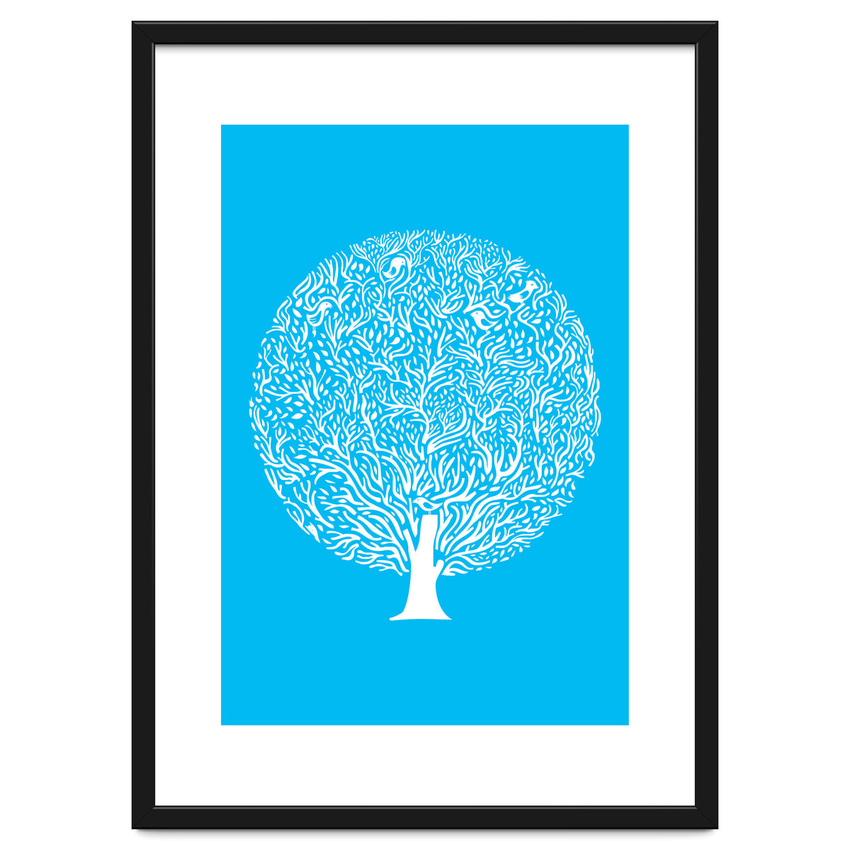 Blue tree