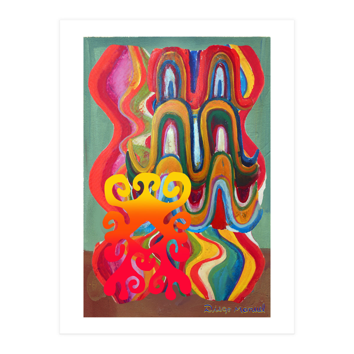 Pop Abstract Asimetrico A9 (Print Only)