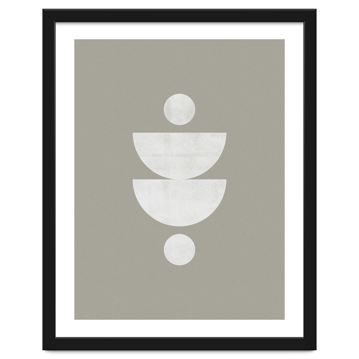 Mid-Century Modern No.23 - Woodblock Print