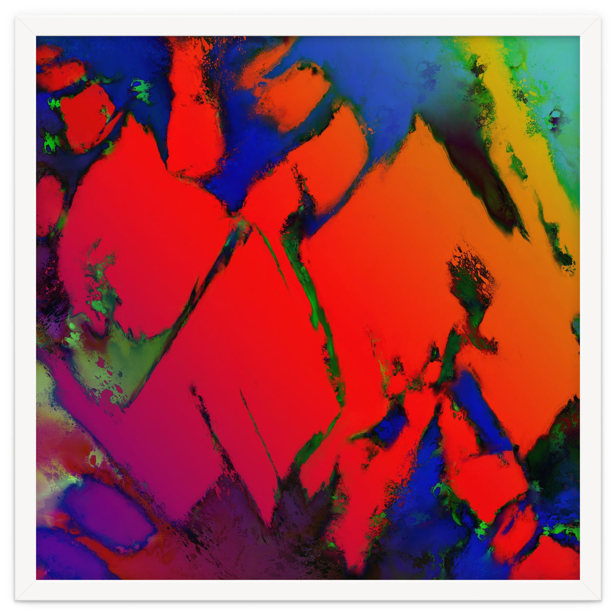 Colliding Panels Red