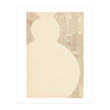 Cream tone vase silhouette (Print Only) thumbnail