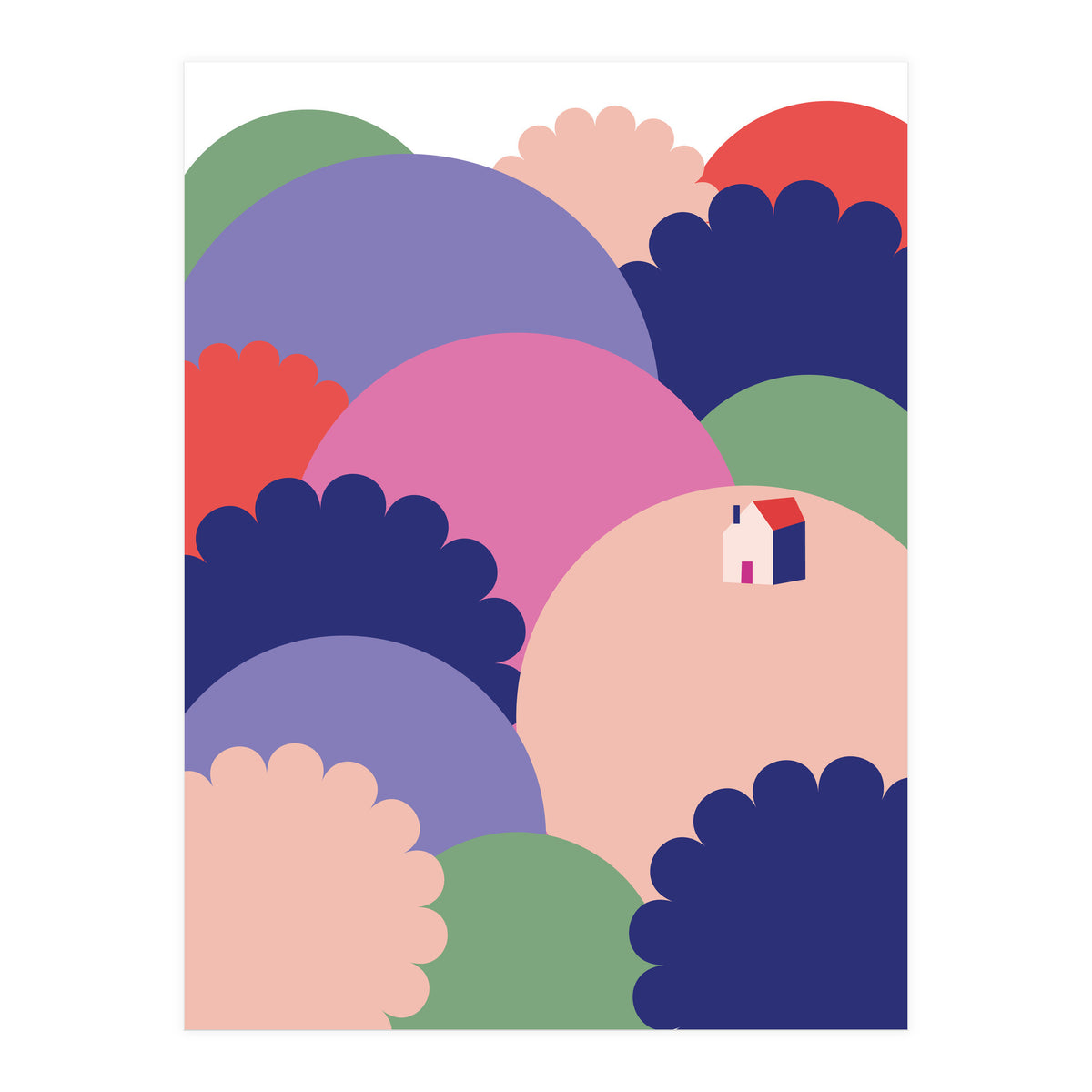 Mediterranean Landscape 3 Rgb  (Print Only)