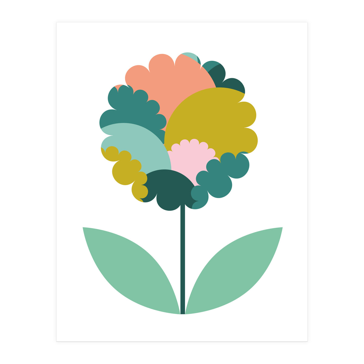 Big flower (Print Only)