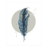 Feather In A Circle (Print Only) thumbnail