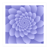 3 D Modern Purple Floral (Print Only) thumbnail