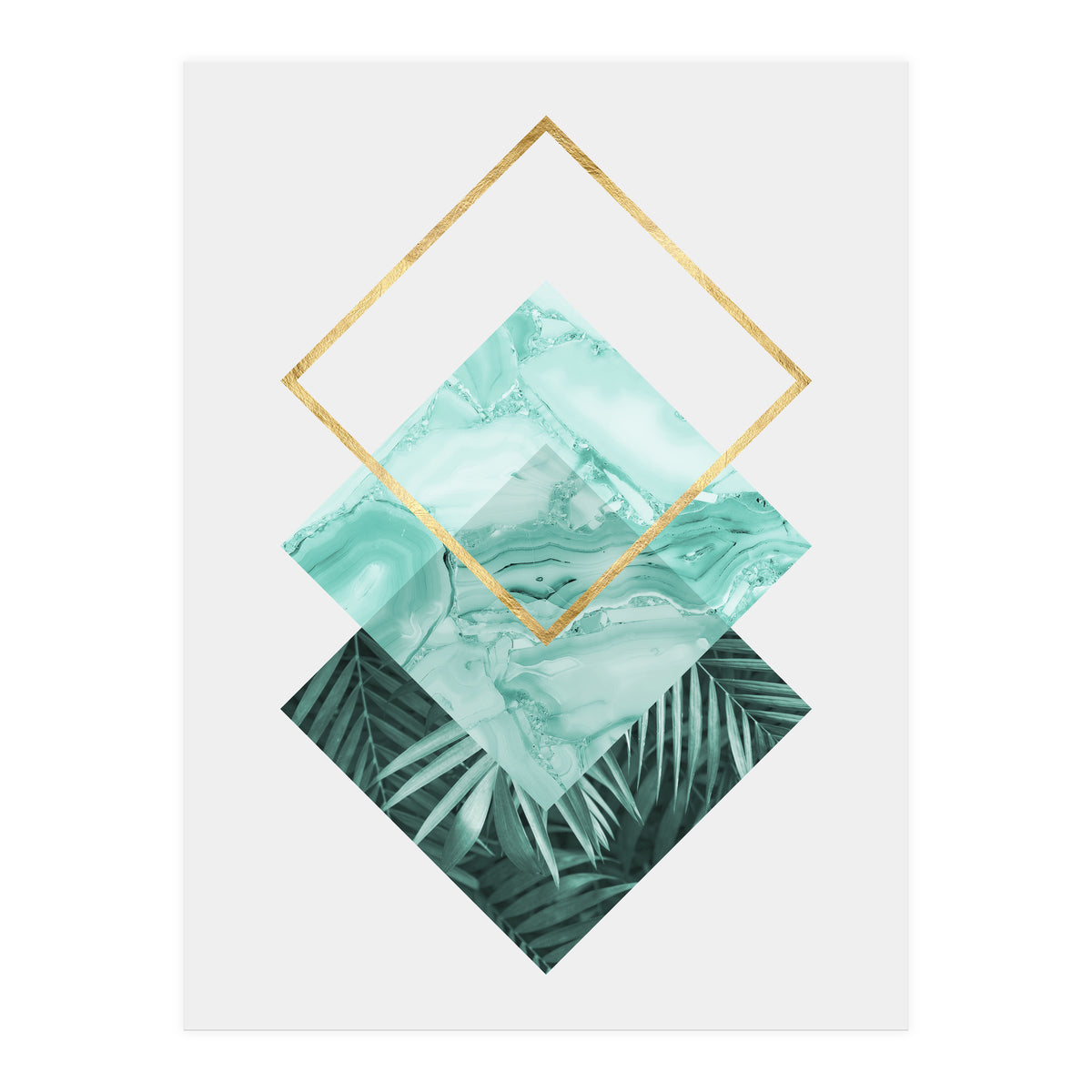 Botanical and geometric VI (Print Only)