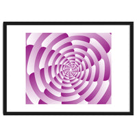 Abstract Pink Spiral