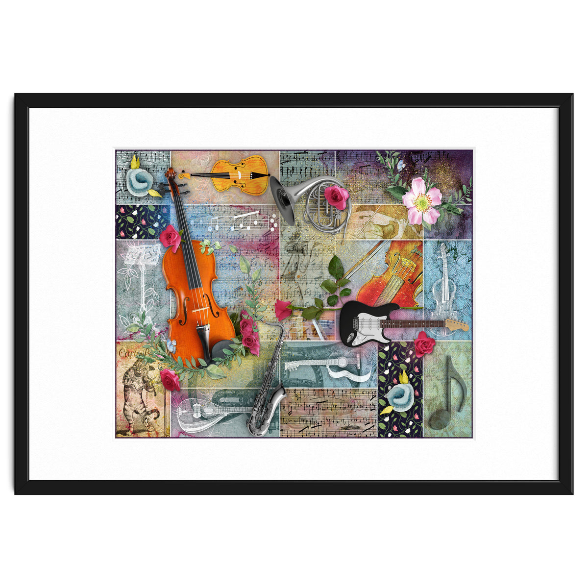 Musical Garden Collage