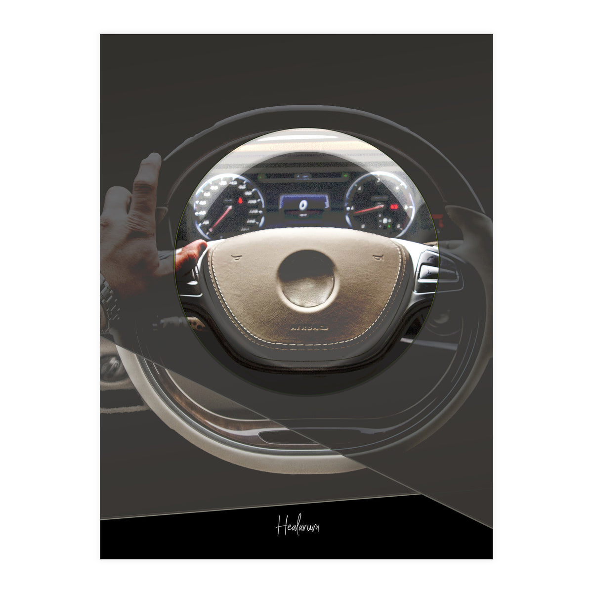 Emoji & Cars beige (Print Only)