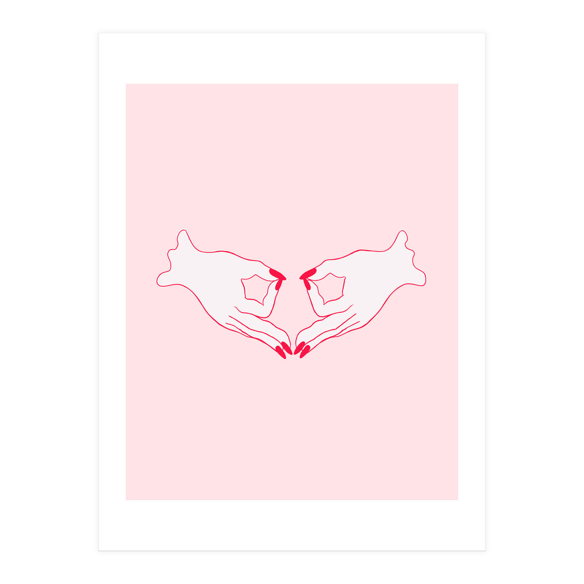 Feminist gang sign (Print Only)