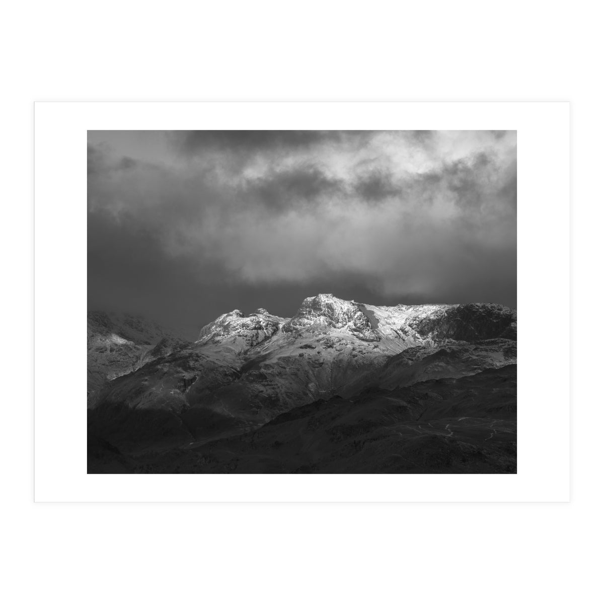 The Langdale pikes (Print Only)