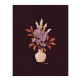 Purple Floral Vase Still Life (Print Only) thumbnail